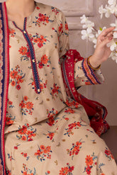 NUSL3210 Printed Lawn Suit - Unstitched 3Pc